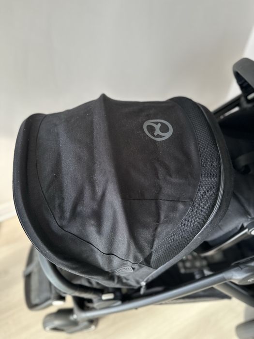 Wózek bliźniaczy spacerówka Cybex Gazelle S czarny