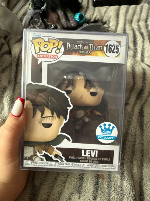 Армін, Мікаса, Леві, Саша фігурки фанко поп по атаці титанів