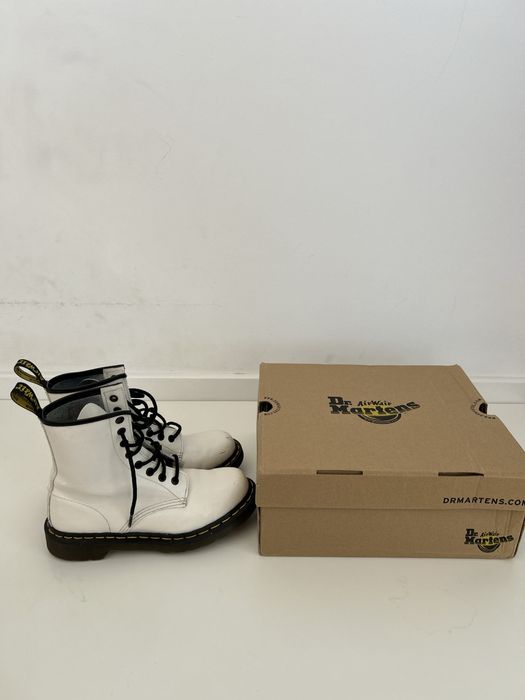 Martensy glany rozmiar 37 botki Dr. martens za kostki wysokie białe
