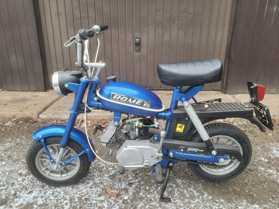 Motorynka m2 przejściówka odbudowana zarejestrowana na białe