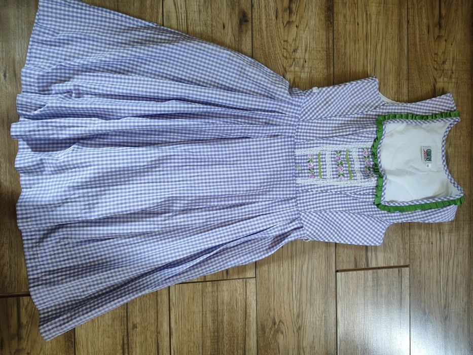 Sukienka Oktoberfest 36 S dirndl bawarska folk Boho ludowa