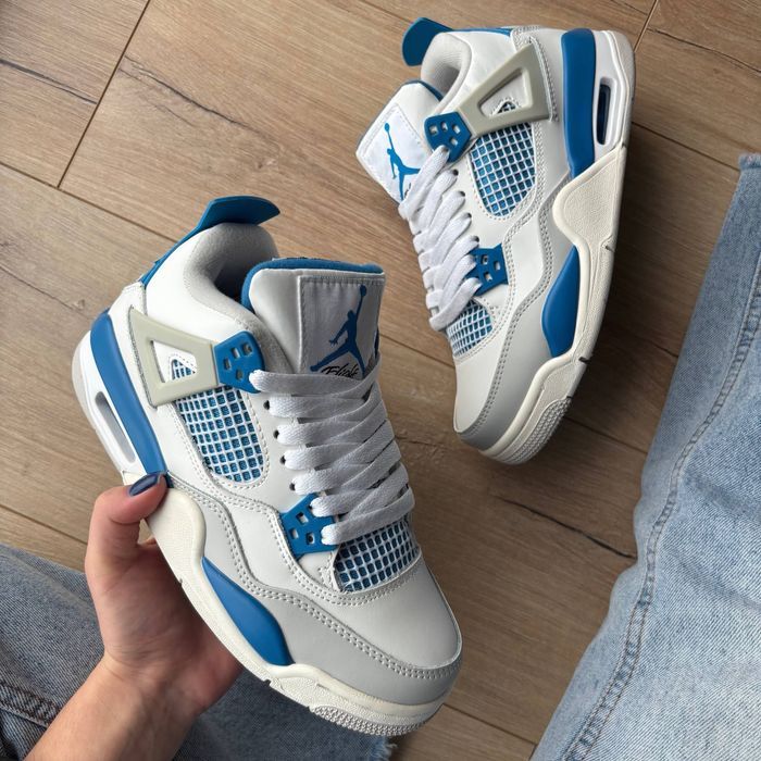 РОЗПРОДАЖ! Jordan 4 Retro Military Blue 36 - 45 джордан ретро мілітарі