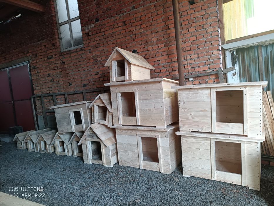 Будки для собак/ ціни в описі/ різні розміри/доставка по всій Україні