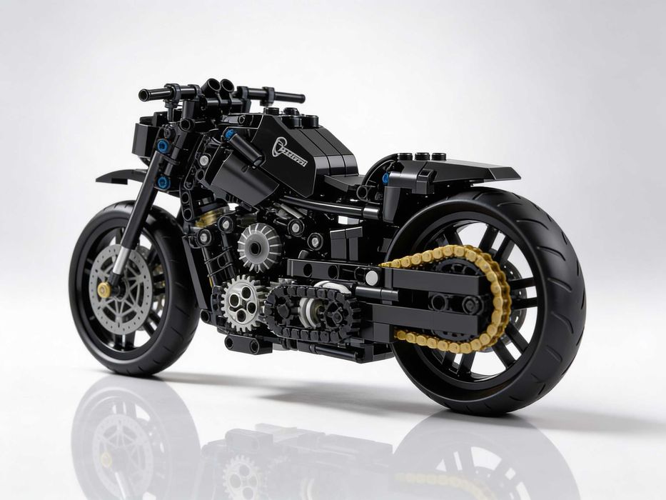 ‼️575 деталей ‼️Мотоцикл Harley Davidson / Конструктор Lego Technic