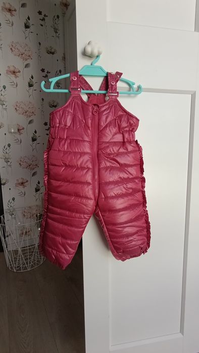 Kurtka spodnie szelki zestaw 74