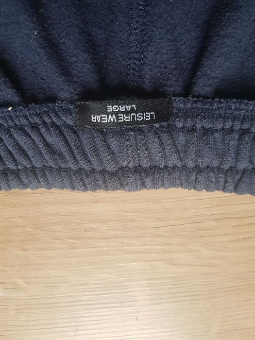 LEISUREWEAR spodnie  granatowe dresowe L