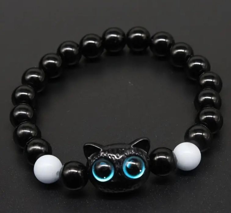 2 pulseiras com gato (novas)