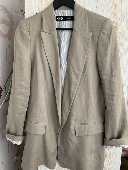Піджак літній лен Zara