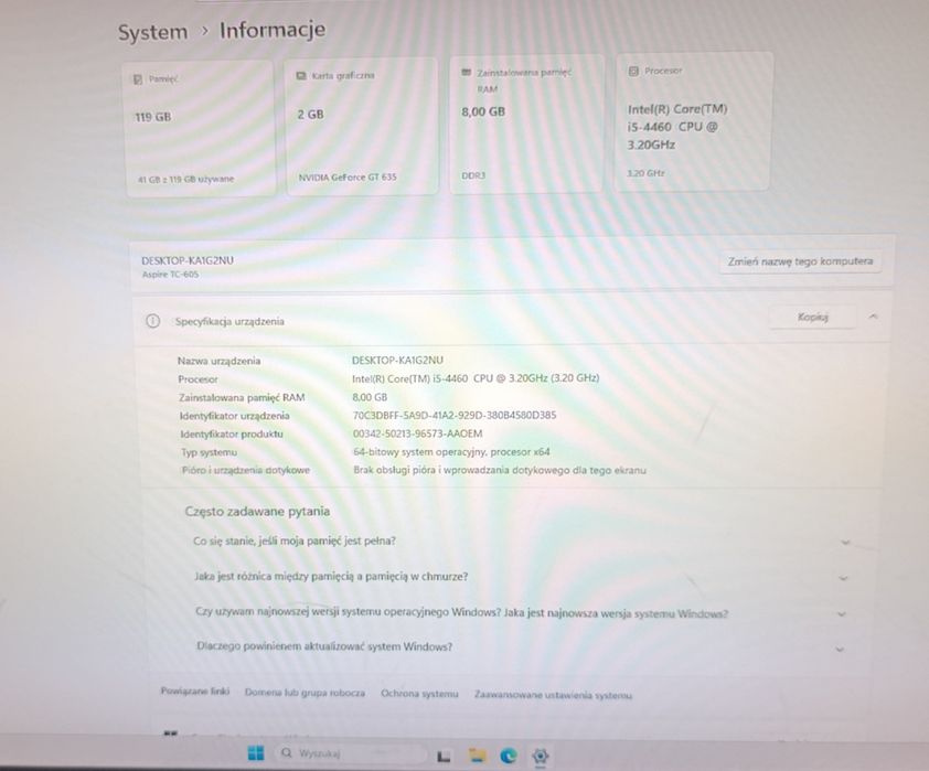 Komputer stacjonarny