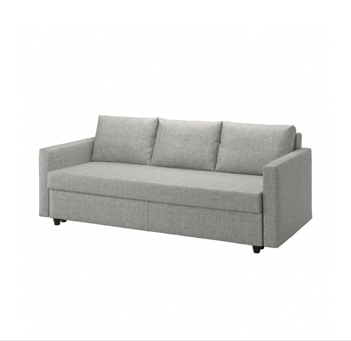 Sofá-cama de 3 lugares com arrumação – Como novo!
