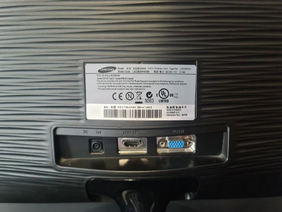 Monitor Samsung S22B300H 22" Full HD