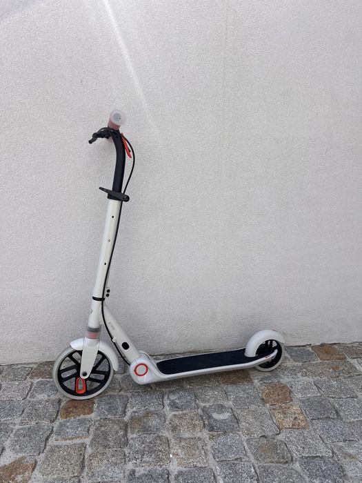 Trotinete de criança m900 cizento lunar/toque vermelho