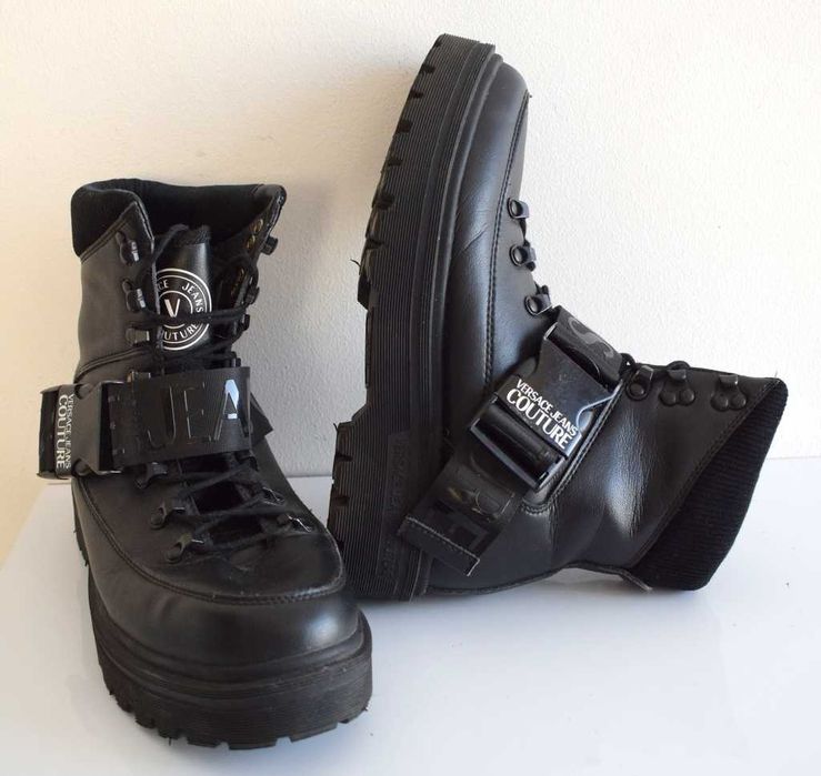 Versace Jeans Couture buty czarne skórzane męskie 41 trapery