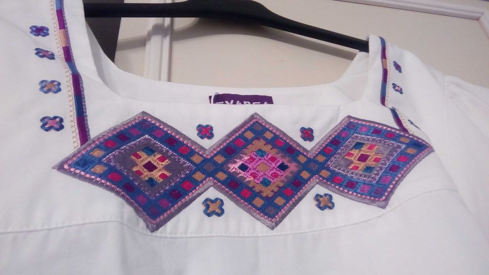 розкішна нова жіноча вишиванка SVARGA