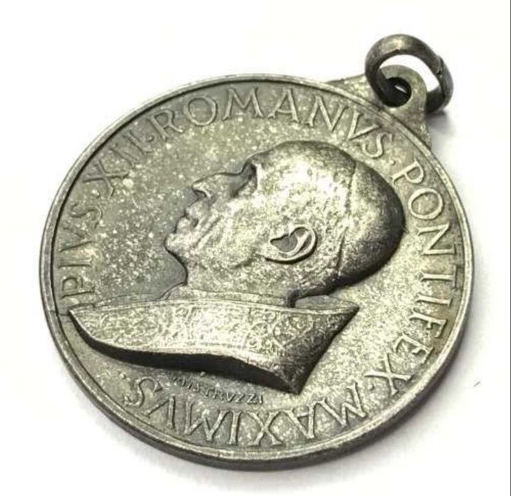 Medalha do Santo Jubileu de 1950, Papa Pio XII, Vaticano, Roma