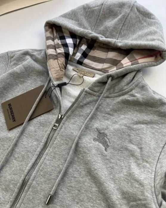 ‼️РОЗПРОДАЖ‼️ Зіп Худі Burberry / Кофта барбері зіпка поло ральф лорен сіра/чорна