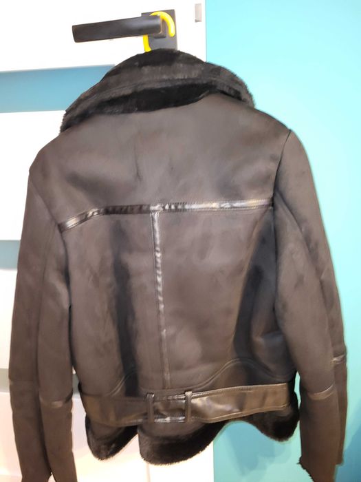 Kurtka ramoneska kożuszek