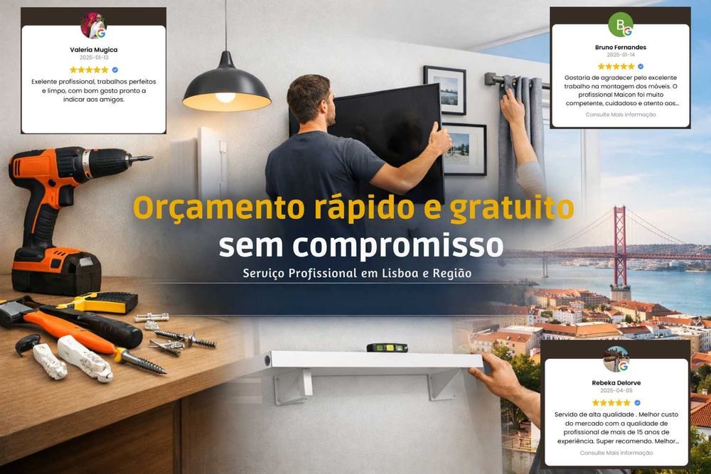 Montador de móveis -  Orçamento grátis - Garantia de montagem
