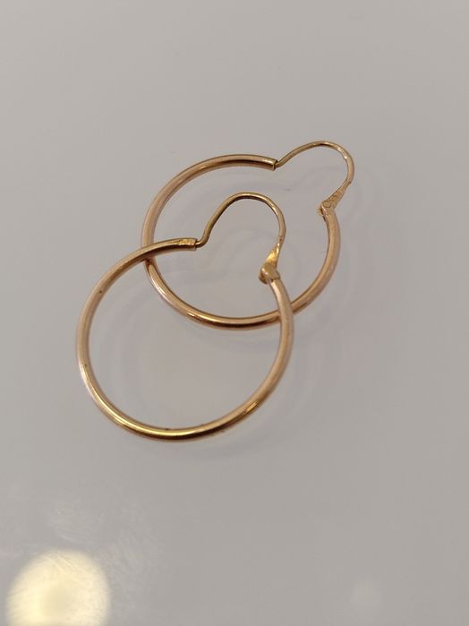 Argolas em ouro de 19,2kt