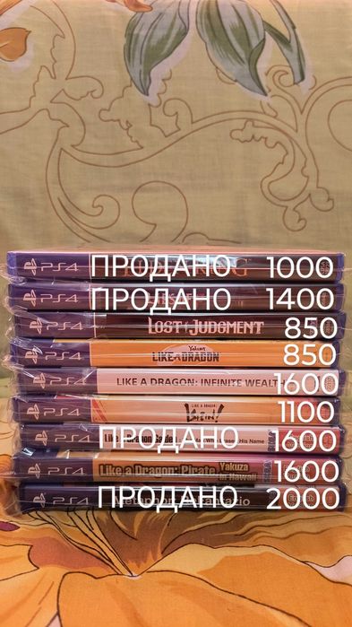 Ігри для PS4 з власної колекції