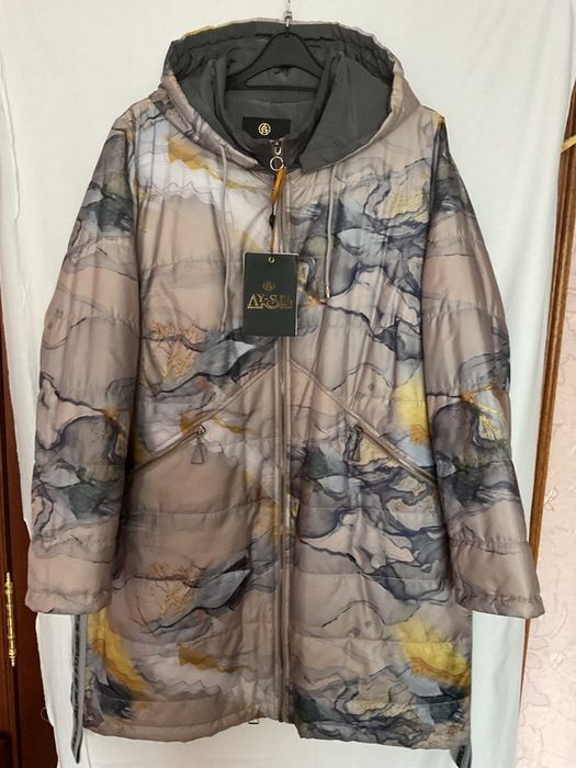 Турецкое  модное демисезонное женское пальто AY- SEL, размер 60-62.