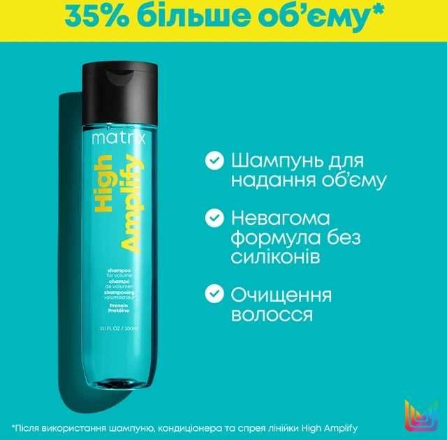 Matrix Total Results High Amplify для надання об'єму тонкому волоссю