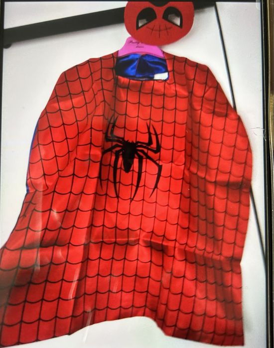 Spiderman zestaw , przebranie, karnawał