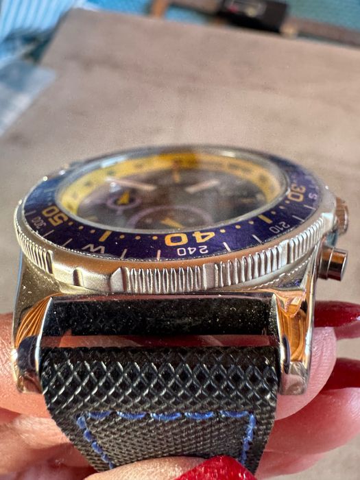 Playboy Time Force chronograf kwarc 41 mm NIEUŻYWANY