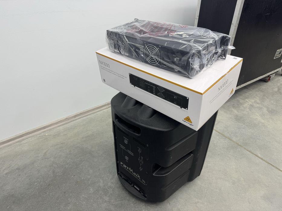 FBT MaxX 9 S oraz nowy wzmacniacz okazja 900w rms cena za set