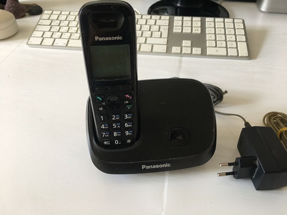 Телефон стационарный Panasonic трубка и база: 45 грн. - Стаціонарні ...