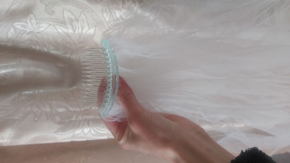 Свадебная фата новая