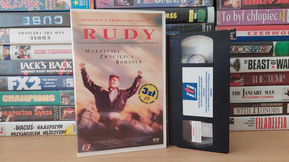 Rudy (Rudy) --- VHS---
