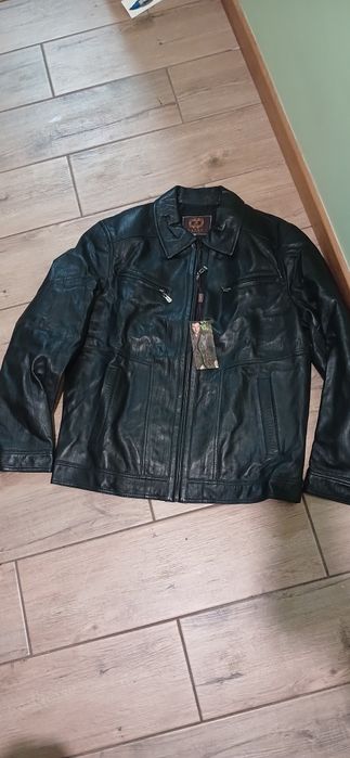 Чоловіча шкіряна куртка 50р