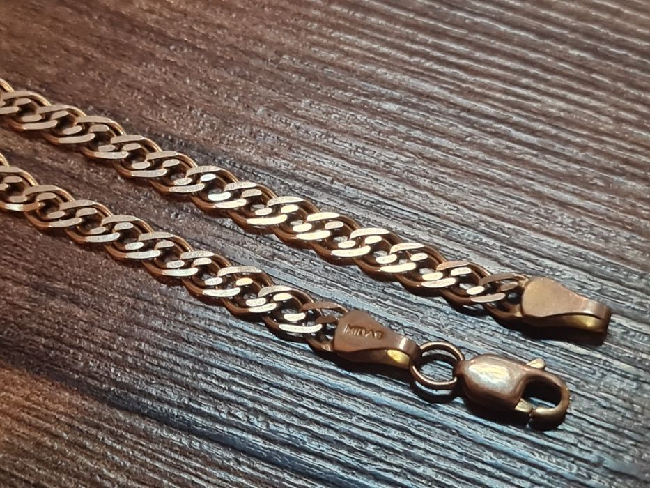 Złoty łańcuszek splot mona lisa od Lombardia Katowice