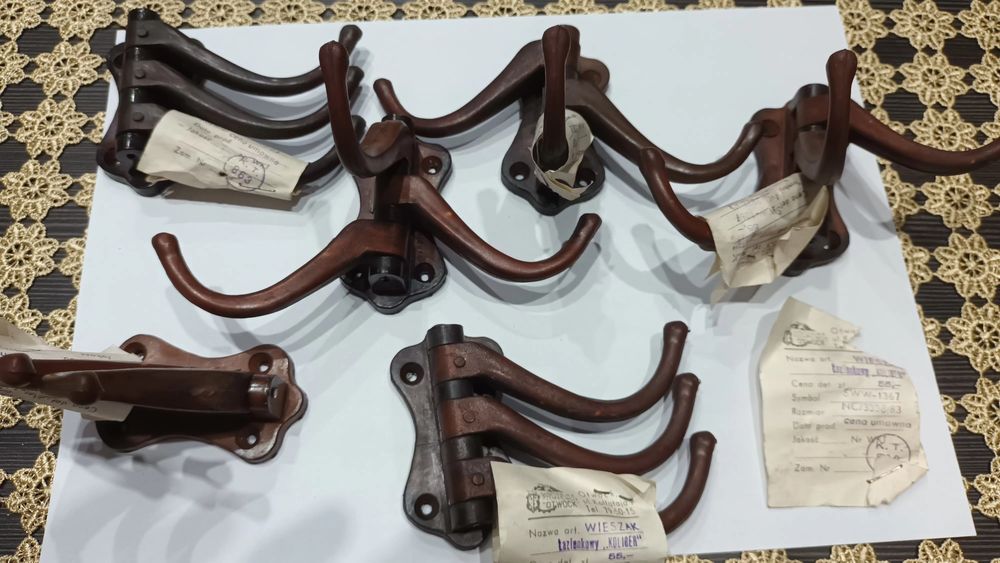 Wieszaki łazienkowe i nie tylko z prl Koliber loft