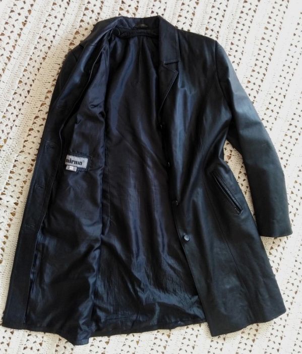 Płaszcza skórzany - Mirma - r:XXL