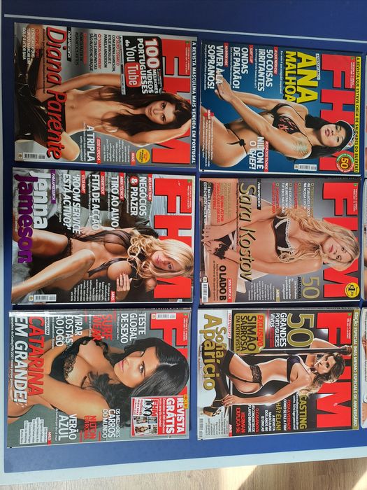 25 Revistas diversas FHM e Stuff