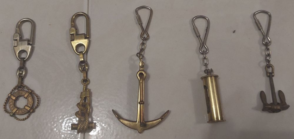 13 Lindos porta-chaves de Arte marinheiro