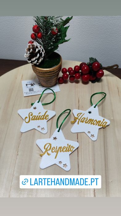 Estrelas de Natal personalizadas