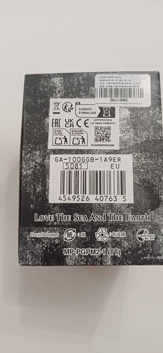 Zegarek CASIO G-SHOCK GA-100GGB-1A9ER | Nowy | Okazja