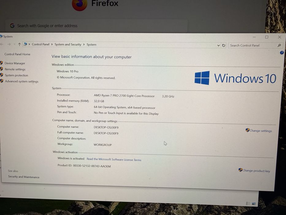 Desktop HP 32GB RAM