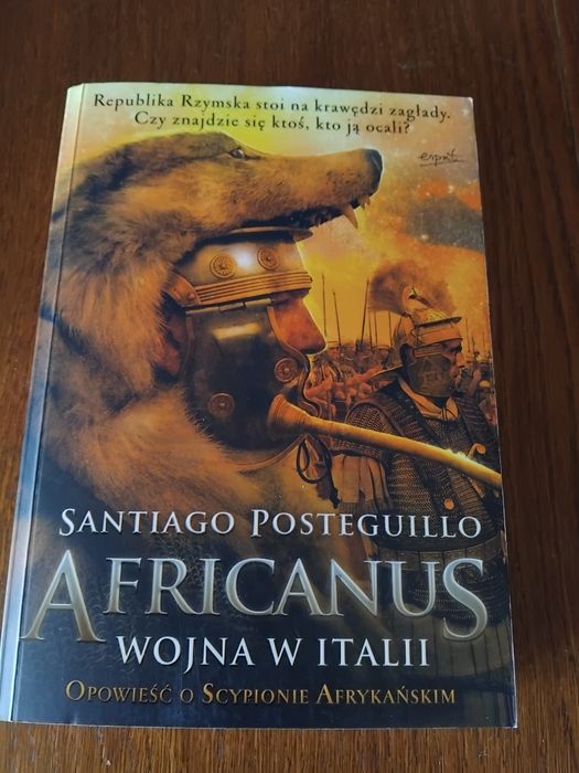 Santiago Posteguillo wojna w Italii, bdb unikat