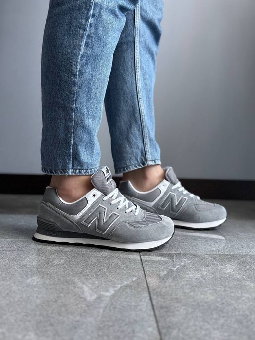 Кросівки Кроссовки New Balance 574 Grey Сірий Серый Кросовки повсякденні