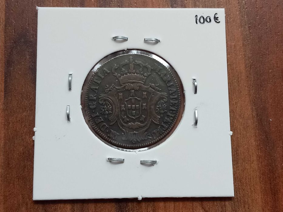 Moeda III Reis 1777 D. Maria I/D. Pedro III  - MBC+