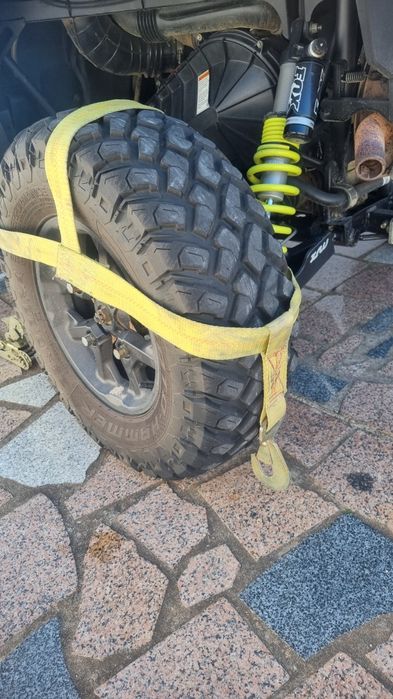 Cintas de fixação no atrelado