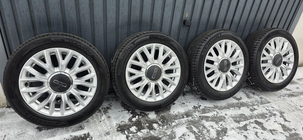 Koła Felgi Aluminiowe FIAT 500 Michelin 185/55/15 24r 6m ET35 4x98NOWE