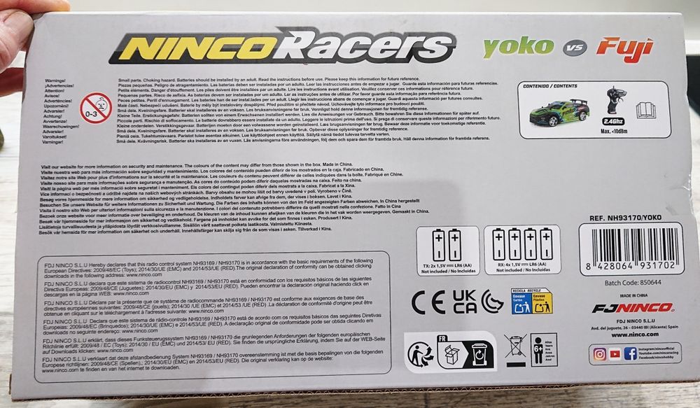 Carro com comando Rally brinquedo rapaz boy prendas