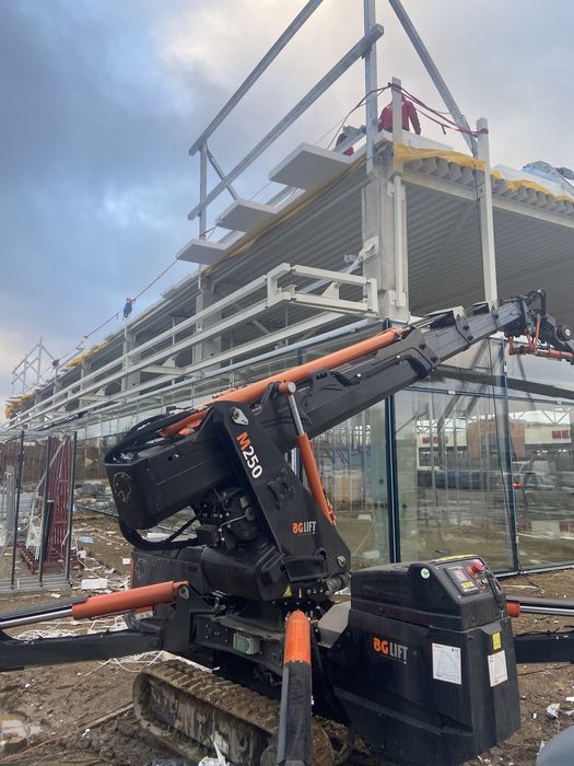 Mini żuraw, szklenie, fasady, przyssawka, okna (nie maeda, jekko, unic