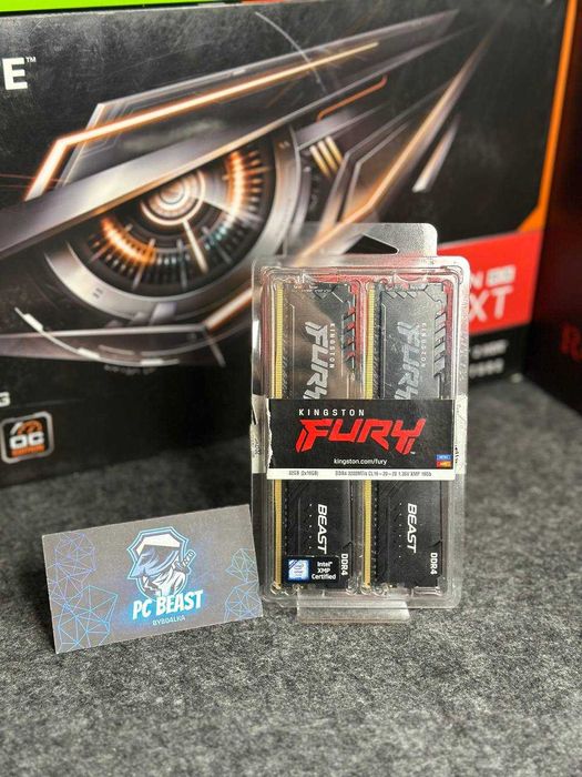Kingston Fury Beast DDR4 32GB (2x16GB) 3200MHz | МАГАЗИН | Гарантія