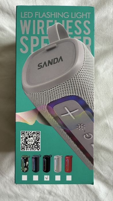 Coluna Wireless c/ Luz LED - Sanda SK-18